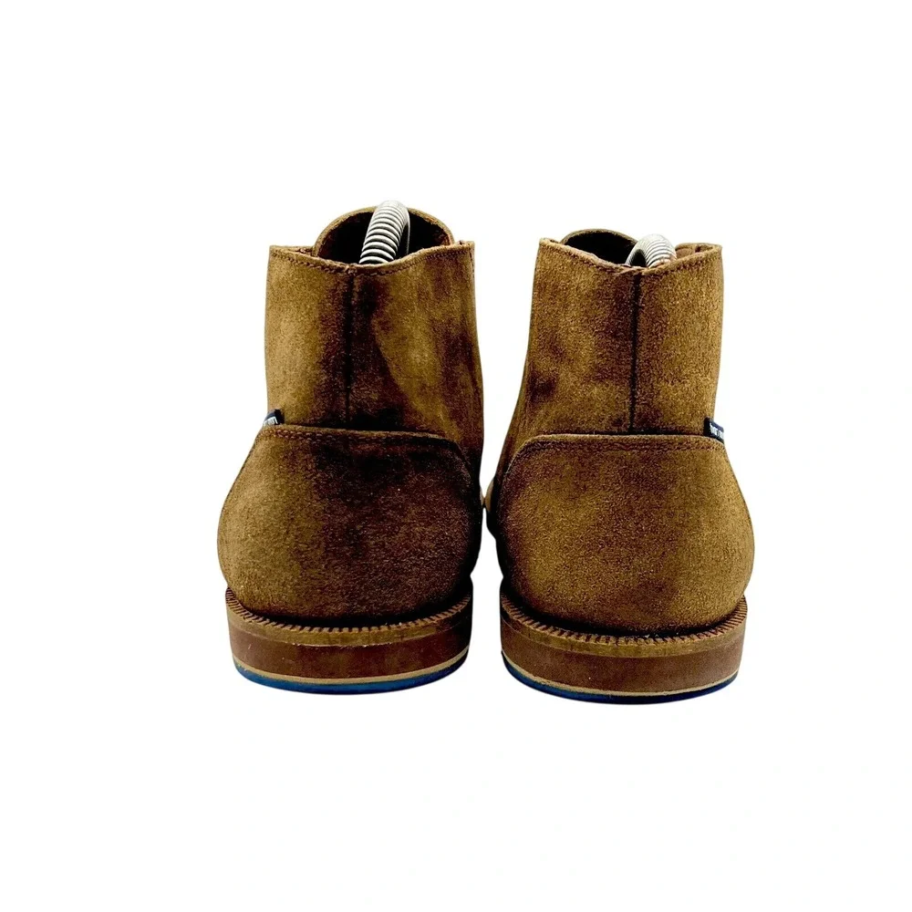 Hari Mari Men Brown Suede Chukka Boots Desert Boot Lace Up Shoes Size‎ 8